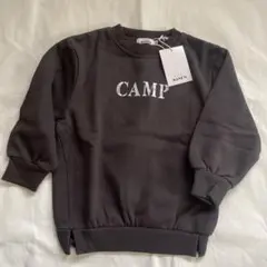 PAIR MANON CAMPプリント トレーナー 100cm ブラック