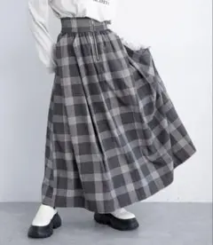 PAGEBOY ハイウエストチェックスカート　ページボーイ