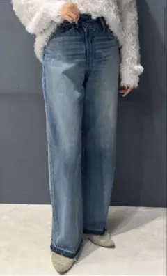 AMERICAN HOLIC リメイクデザイン　ワイドストレートデニムのサムネイル