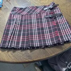 BURBERRY BLUE LABEL チェック柄プリーツスカート 38