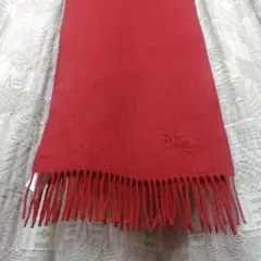【美品】◆BURBERRYバーバリー◆英国スコットランド製マフラーカシミア100