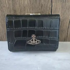 ヴィヴィアンウエストウッド クロコダイル風黒リュック 皮 正規品