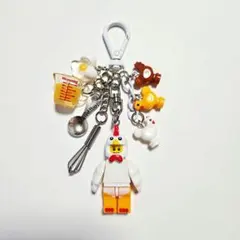 ミニじゃらキーホルダー ニワトリさん ミニフィグ