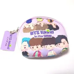 しまむら BTS Island インザソム ぬいぐるみポーチ 紫 パープル - メルカリ