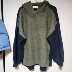 キューブシュガーニットパーカー