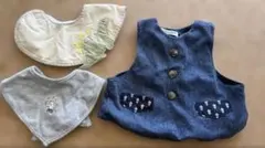 未使用　水通しのみ　スタイ 3点　ソレイアード combi mini 恐竜