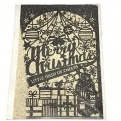 新品未使用 クリスマスカード 砂絵 サンドアート 鳥取砂丘ジオパークセンター限定