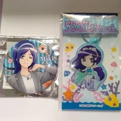 プリティストア 蒼乃美希(キュアベリー) アクリルキーホルダー 缶バッジ セット