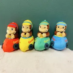 おさるのジョージマスコット ドライブver. 4種