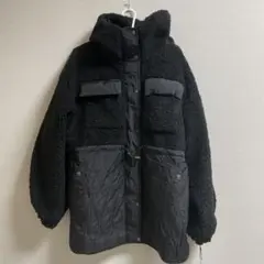 新品　シニカル　ボア　キルティング　コート　アウター　ブルゾン　ブラック　黒