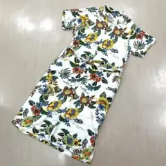 【ロデオクラウンズ】アロハワンピース　ロングシャツワンピース　フリーサイズのサムネイル