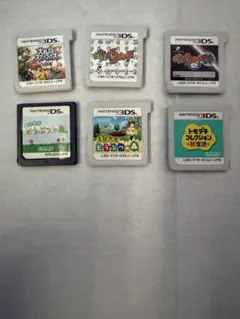 ニンテンドー3DS＆２DSソフト6本セット 箱無し