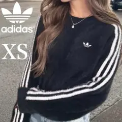 希少XS⭐️adidas ホリデー ニットセーター ブラック AN着用