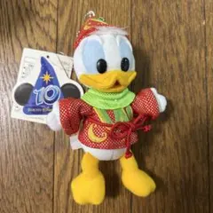 東京ディズニーリゾート 10周年 ドナルド ぬいぐるみ マスコット