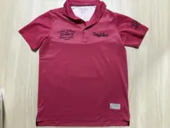 メンズゴルフウエアCutter&Buck 速乾素材ピンクシャツウェア