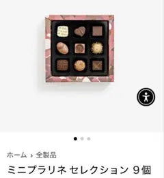 【新品未開封】Läderach ミニプラリネセレクション 9個入のサムネイル