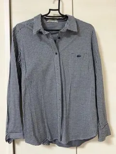 ラコステ チェックシャツ M