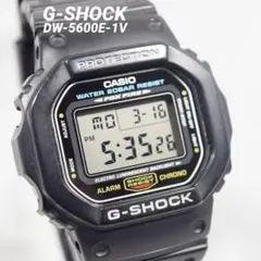 美品 カシオ G-SHOCK DW-5600E-1V デジタル メンズ 新品電池