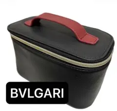 BVLGARI バニティバッグ ブラック コスメポーチ ポーチ 黒 ブルガリ