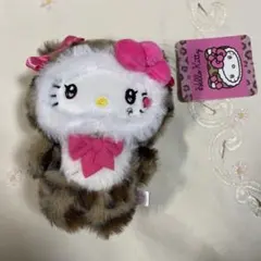 Hello Kitty マスコットポーチ ヒョウ柄　ハローキティ　ポーチ