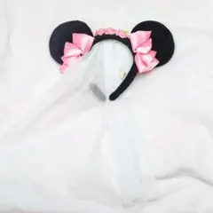 【東京ディズニーリゾート購入】ミニー　カチューシャ　ウェディングver.