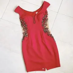 【匿名発送】Angel R＊サイドシースルービジューミニドレス