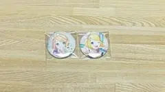 プロセカ 鏡音リン グリッター缶バッジ2点セット