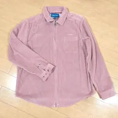 【M】Only NY コーデュロイ ジップアップシャツ ピンクのサムネイル