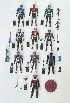 SOUDO仮面ライダー フィギュア バイク＋ 装動仮面ライダー台座130個