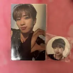 INI XQUARE 許豊凡　EC特典トレカ・ミニ缶バッジセット