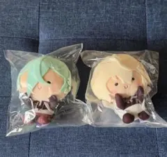 新品未開封】んまほっぺ 刀剣乱舞 髭切 膝丸 ぬいぐるみ 2種セット 