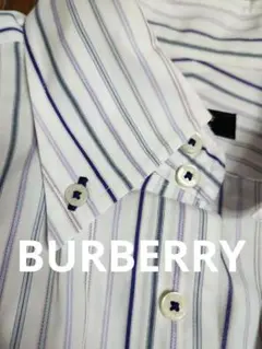 BURBERRY BLACK LABEL ストライプシャツ サイズ2