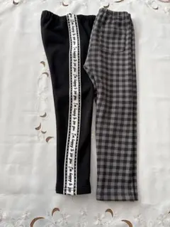 UNIQLO ユニクロ しまむら　110 フリースレギンスパンツ 裏起毛