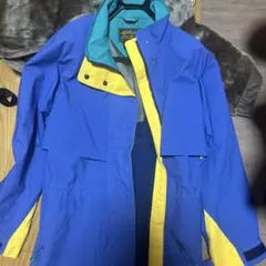 Eddie Bauer ナイロンジャケット 青 黄色