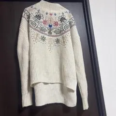 刺繍　セーター