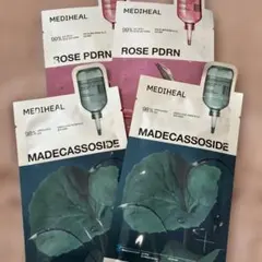 MEDIHEALシートマスク4枚セットPDRN・マデカソサイド