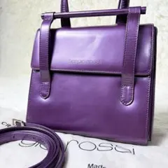 美品sergio rossi ハンドバッグ　ショルダーバッグ 2way レザー