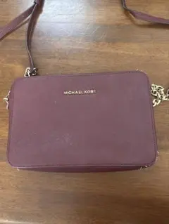 MICHAEL KORS バーガンディ ショルダーバッグ