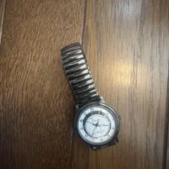 シルバー アナログ腕時計 クォーツ