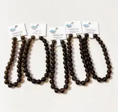 パーツクラブ　天然石ビーズ　セット　8mm   グリーン水晶