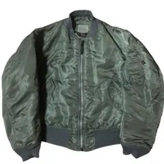 ALPHA 90s USA製 ビンテージ MA-1 グランドクルー Lサイズ