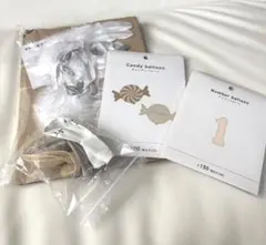 ハーフバースデー　1歳誕生日　フォトセット　バルーン　天使の羽