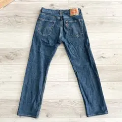 Levi's 505 cool 濃紺 ストレートデニム W29 フェード Y2K