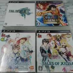 PS3 ソフト 4本セット ワンピース テイルズ 他