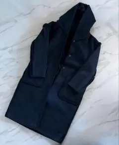 スコットクラブ　RADIATE フェイクファー　ムートンコート　ネイビー