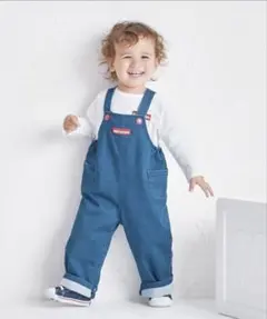 WEB限定　現行品　ミキハウス　デニム　オーバーオール　M