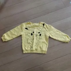 新品未使用ピカチュウ プリント イエロー トレーナー