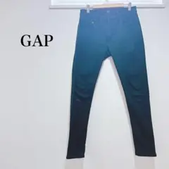 ギャップ スキニーパンツ デニム ジーンズ ブラック コットン シンプル 無地