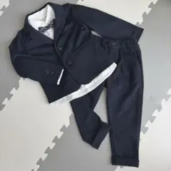 アプレレクール＊ネイビー ダブルブレストスーツ 110cm