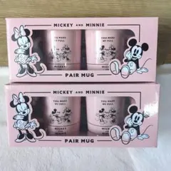 ディズニー　ミッキー＆ミニーペアマグ　2個セット